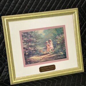 "I've Gotta Secret" by Kathryn Fincher Framed Art Print 14x12”